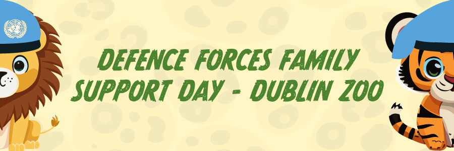 Image stating Defense forces support day - Dublin Zoo